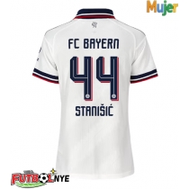 Camiseta Bayern Munich Josip Stanisic #44 Visitante Equipación para mujer 2026-27 manga corta